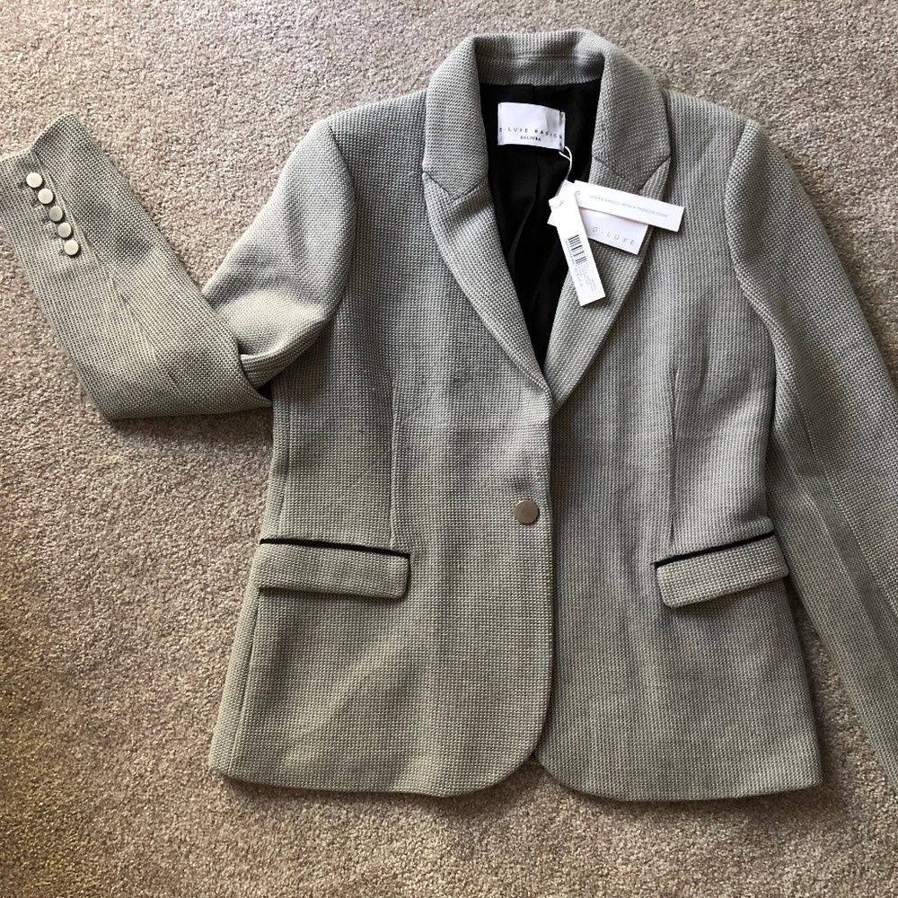 NEW Blazer Jacket with single breasted button
